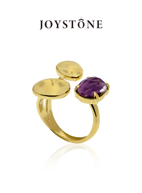 JOYSTONE x Diva 意大利花瓣戒指女开口高级彩色多巴胺高级感指环