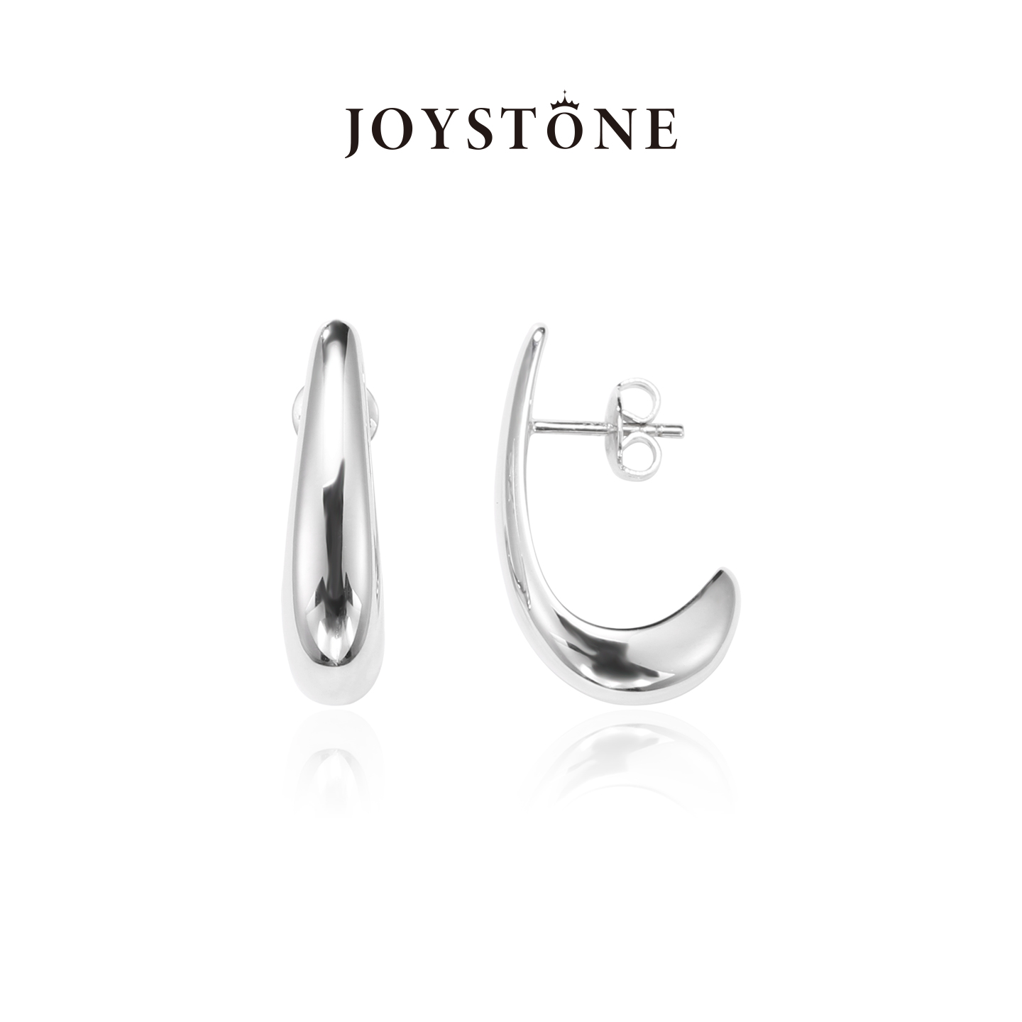 小众高级感水滴耳圈简约素款