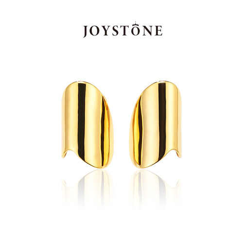 joystone铜镀金欧美女耳钉