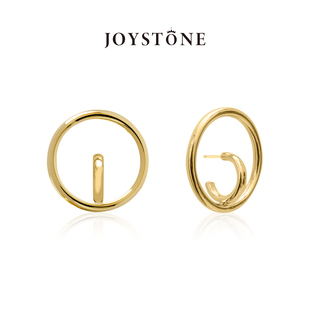 JOYSTONE Diva意大利星轨耳钉女 欧美夸张耳饰夸张设计小众个性