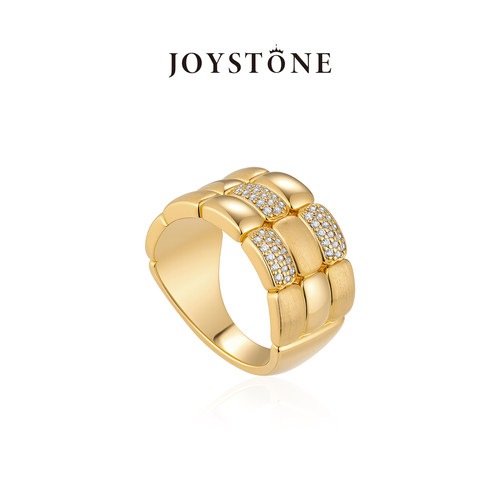 JOYSTONE织序戒指女轻奢小众指环