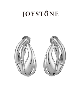 【李佳薇同款】JOYSTONE Le foglie系列流叶耳钉欧美时尚简约高级