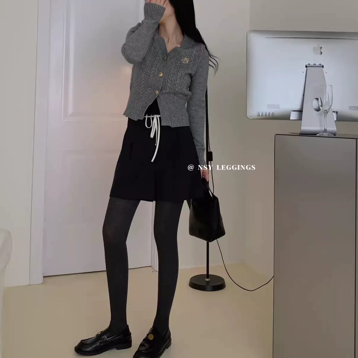自发热抗起球瘦腿裤袜