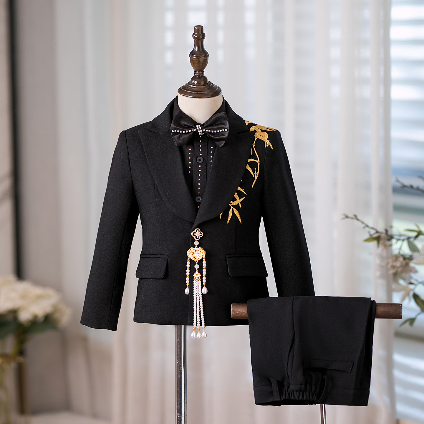 男童西装套装高端儿童礼服