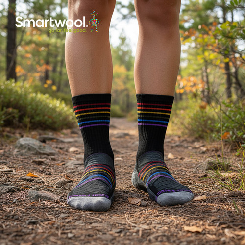 smartwool运动袜中筒袜