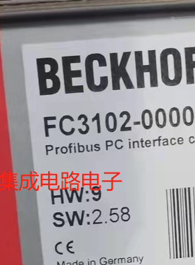 倍福beckhoff模块FC3102-0000 FC3102-0002全新原装询价