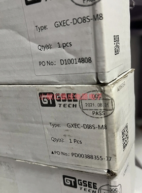 全新GXEC- DO8S-M8吉诺模块 GASI67-DI8 JB4M12-4P-R原装