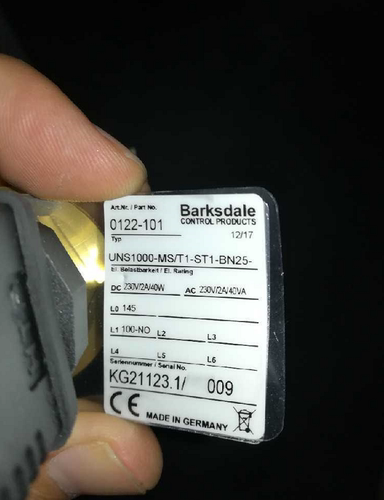 Barksdale巴士德液位传感器 0122-101 B2T-A48SS-P5 0434-012询价