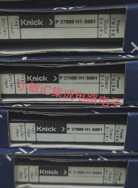 Knick P27000 H1-S001隔离器P15000H1-S004 P27066H1 P15038F1询