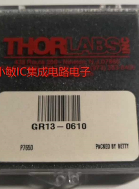 thorlabs索雷博 GR13-0610反射式衍射光栅1微米600/MM P7650