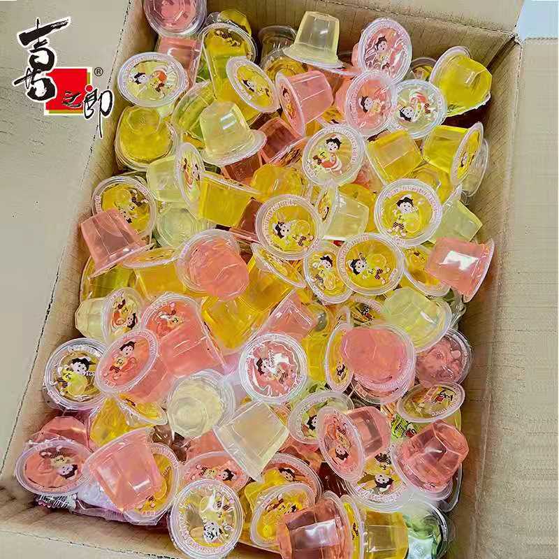 喜之郎什锦乳酸果冻整箱5/10斤0脂肪儿童小零食果肉喜糖礼包散装