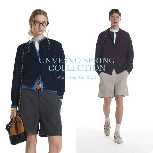 【莱赛尔 假两件】Unvesno(UN)中古撞色贴身可穿毛衣针织开衫薄款
