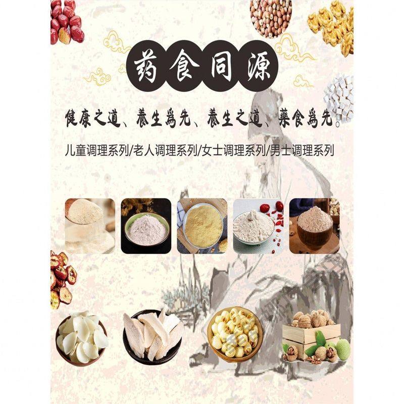 药膳海报中医养生馆装饰画药食同源目录贴纸中医馆诊所挂画背景墙