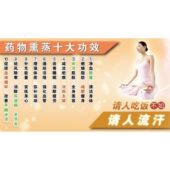 药物熏蒸十大功效挂图墙贴海报印制展板写真喷绘美容院贴纸