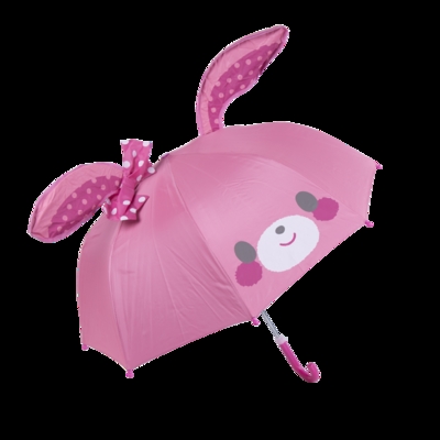 粉粉兔卡通雨伞女童宝宝小雨伞女孩雨伞公主伞小p学生儿童伞遮阳