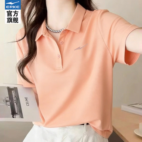 鸿星尔克短袖女款运动T恤