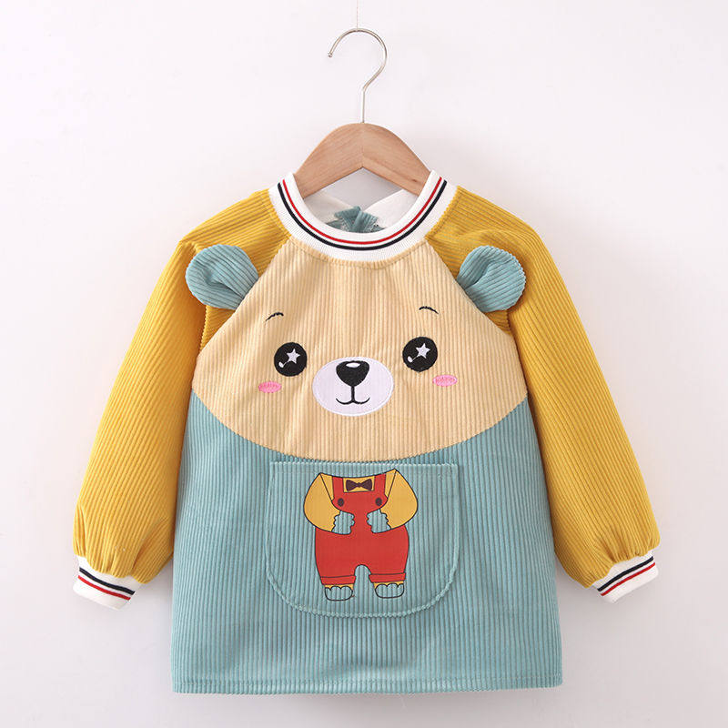 宝宝罩衣儿童吃饭围兜反穿衣防水防脏饭兜秋冬男女护衣水晶灯芯绒,童装/婴儿装/亲子装,反穿衣/罩衣,淘宝优惠券,粉丝福利购,淘宝优惠卷