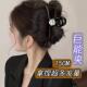 新款 气质亮黑超大号2025网红抓夹女精致后脑勺头饰发鲨鱼夹高级感