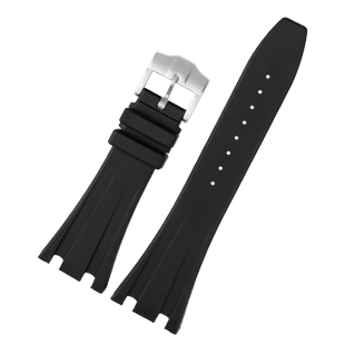 适用爱彼手表带AP26470 15710 26170 15703皇家橡树硅胶手表带28