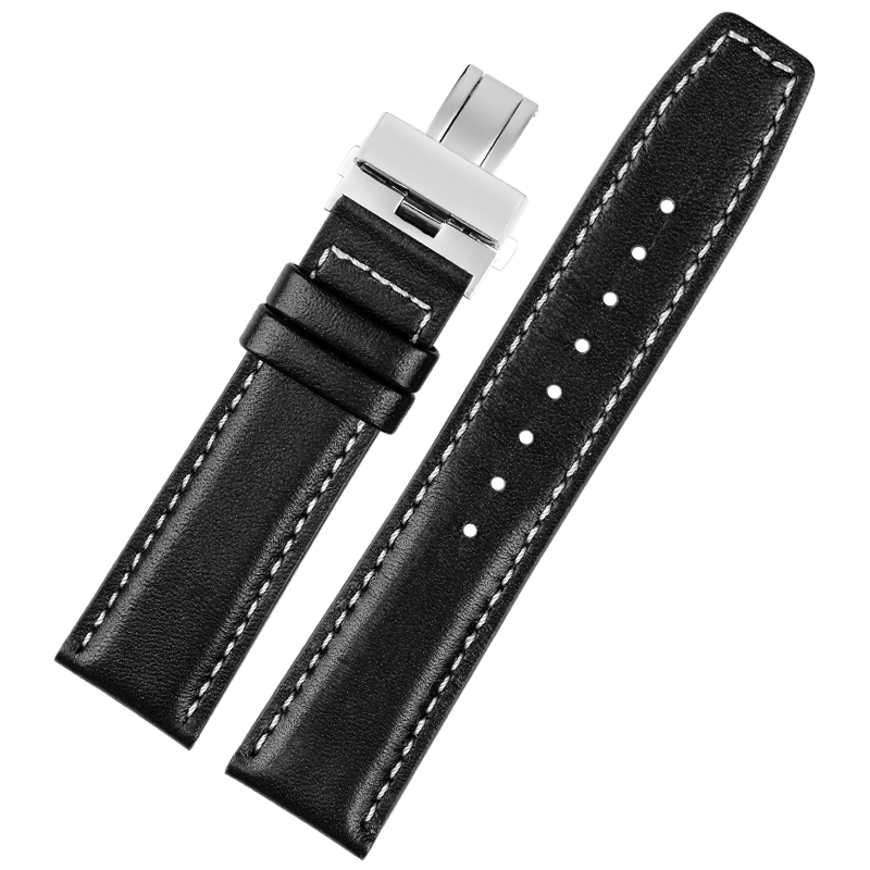 代用西铁城光动能CA0695-17E真皮手表带CA0617 BM7140男表链22mm