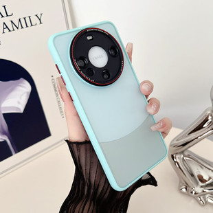 秋冬新款 徕卡镜头适用华为mate60pro手机壳mate60高级磨砂亲肤保护套mate50e简约全包防摔mate40疏油不沾指纹