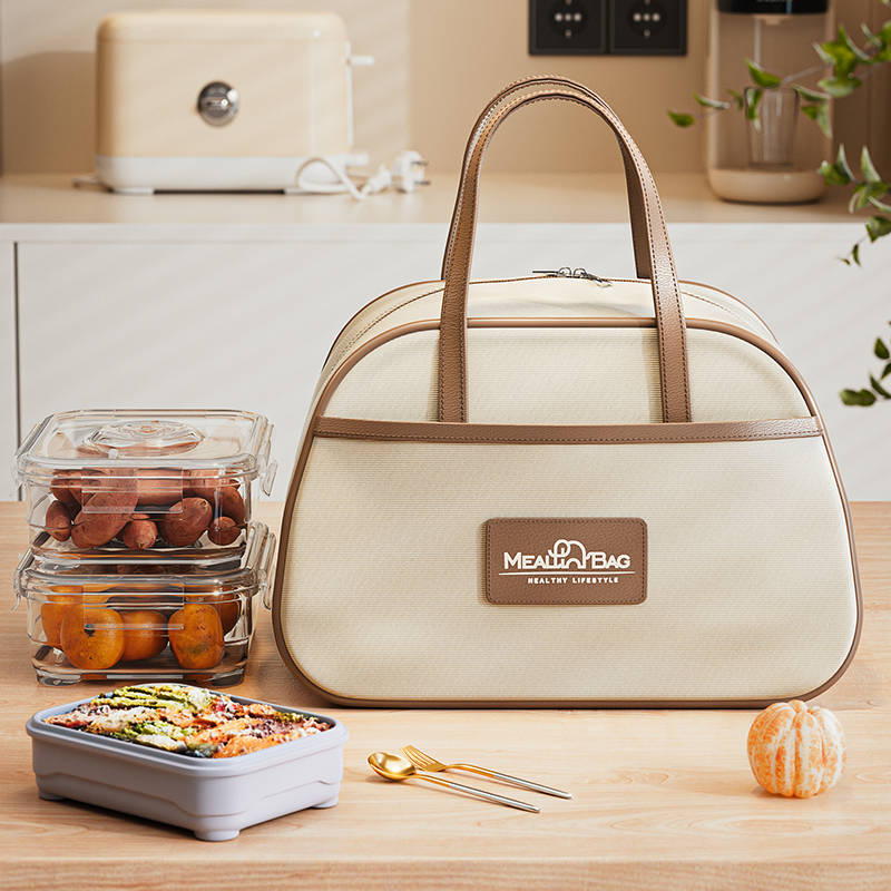 新款保温饭盒袋子手提包便当袋带饭桶袋加厚铝箔上班族学生午餐兜