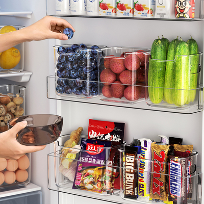 冰箱侧门收纳盒厨房食品保鲜盒家用鸡蛋水果蔬菜分装储物整理神器