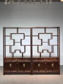 南美红酸枝微凹黄檀博古架多宝阁储物柜古典新中式 红木家具