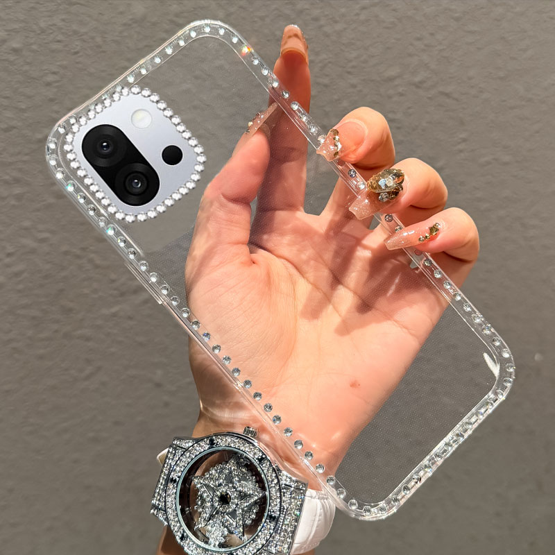 高端奢华镶钻手机壳，不掉钻，不发黄
