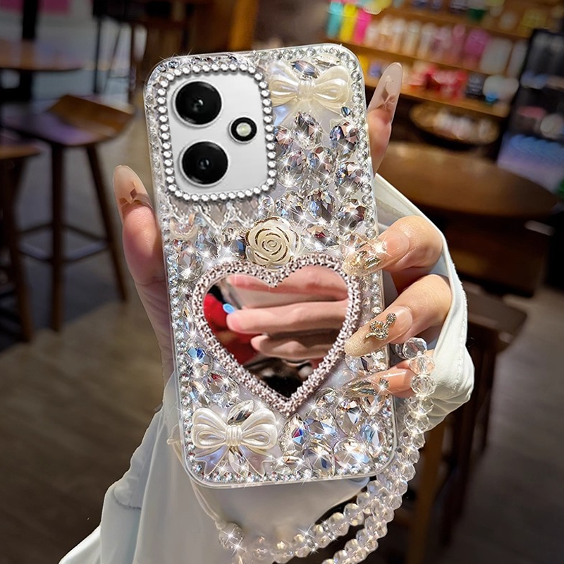 高端奢华镶钻手机壳，不掉钻，不发黄
