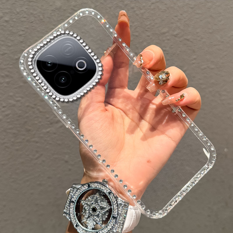 高端奢华镶钻手机壳，不掉钻，不发黄