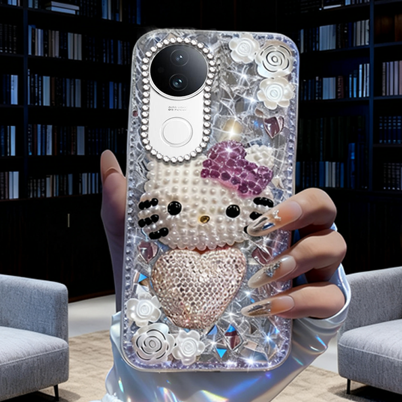高端奢华镶钻手机壳，不掉钻，不发黄