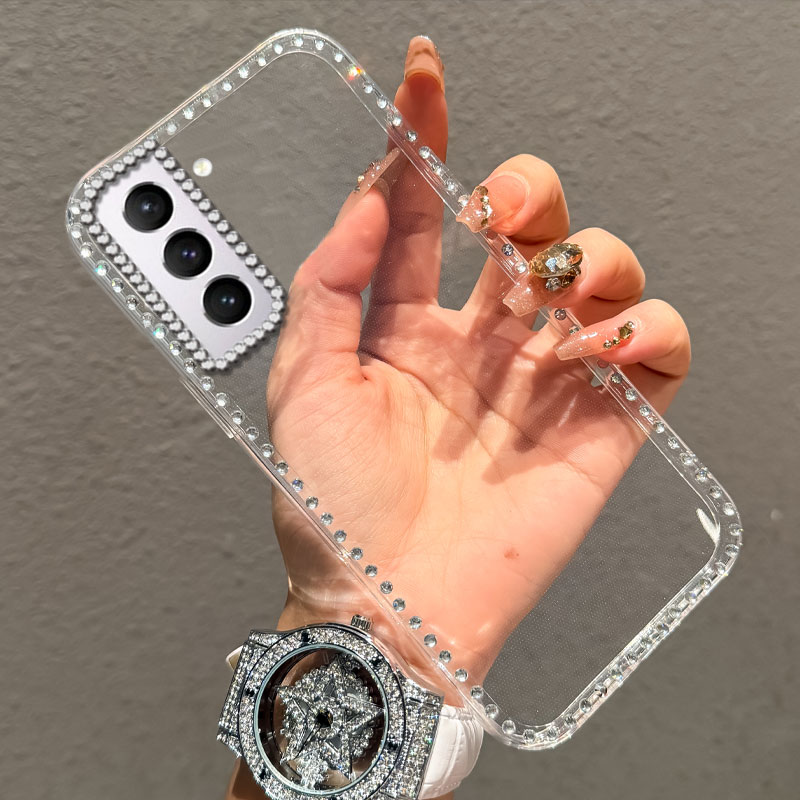 高端奢华镶钻手机壳，不掉钻，不发黄