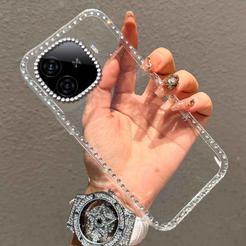 高端奢华镶钻手机壳，不掉钻，不发黄