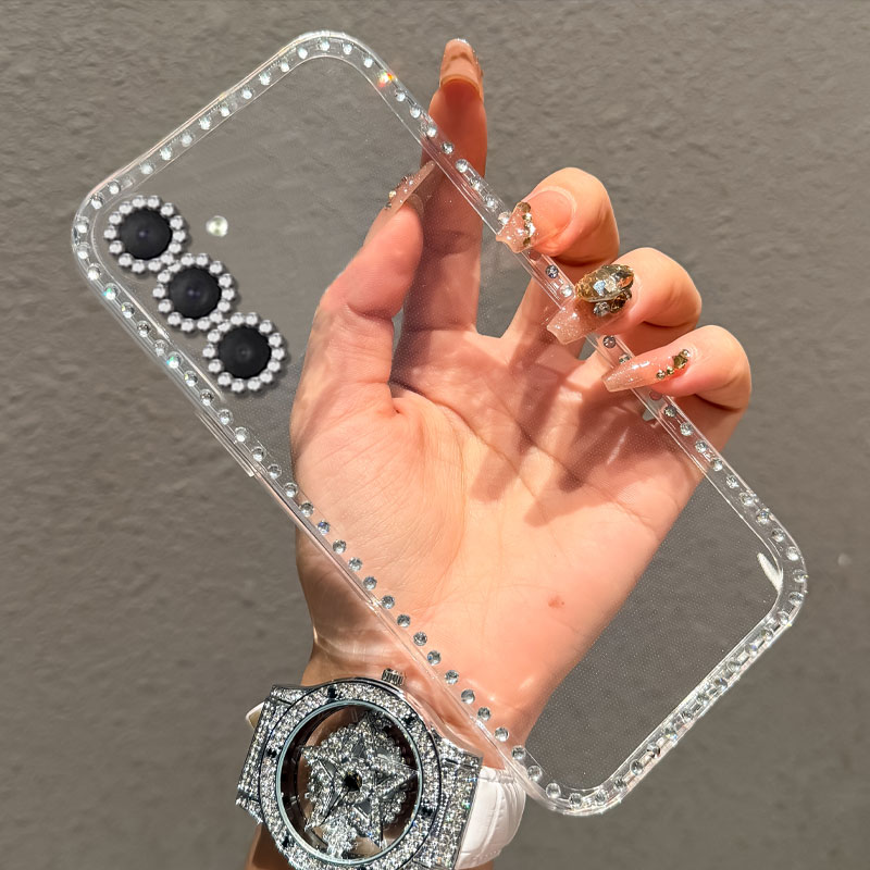 高端奢华镶钻手机壳，不掉钻，不发黄