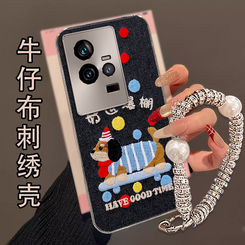 2026秋冬新品布艺牛仔刺绣，不掉色，不脱丝