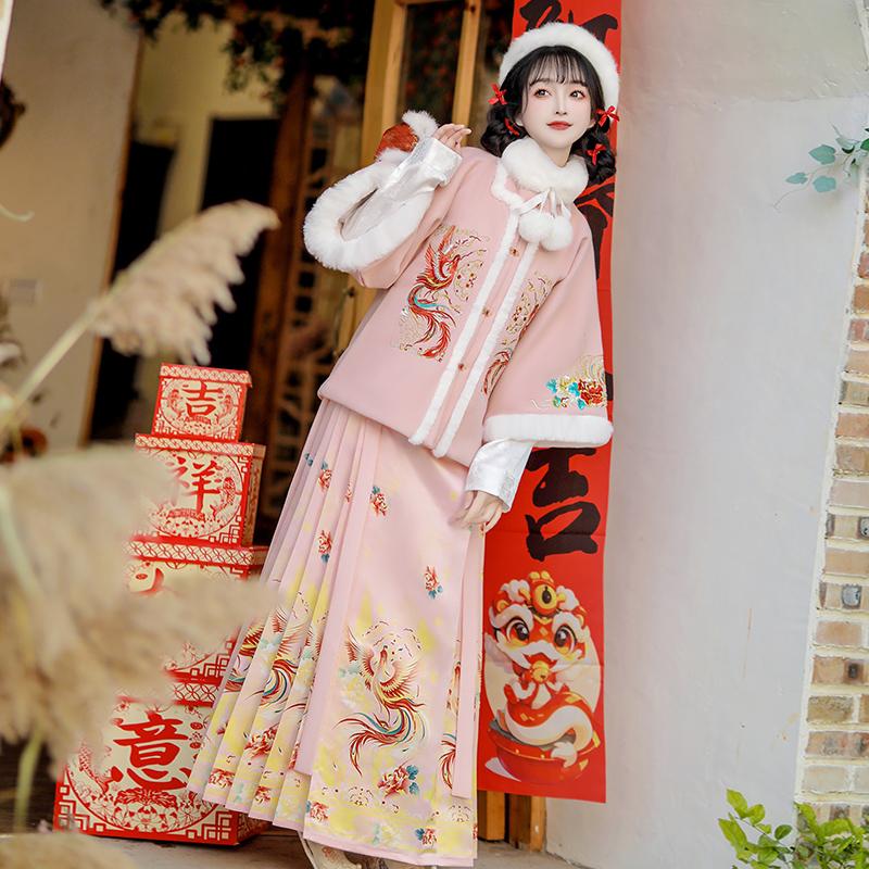 新款明制汉服女秋冬季