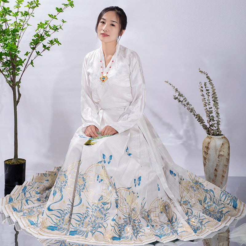 2025新款汉服女春秋季织金妆花