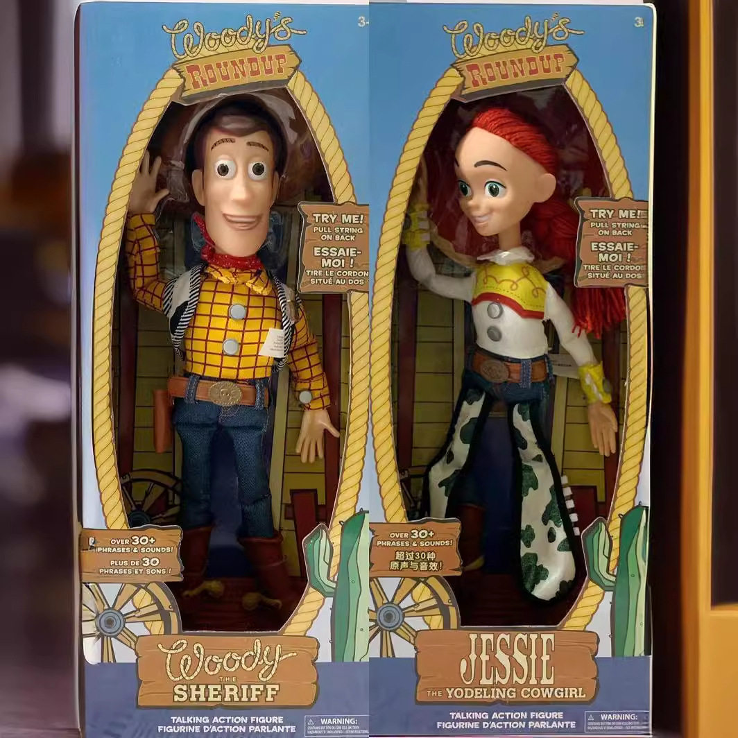 玩具总动员3玩具 胡迪警长 翠丝 巴斯光年发声发光 手办模型