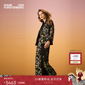 DVF2026早春新款 重工亮片丝绒 度假多彩花卉亮片丝绒外套JS4T002