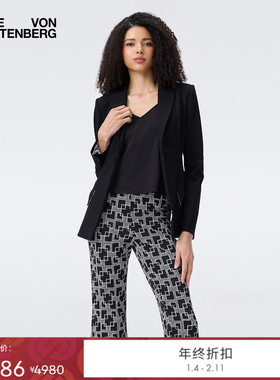 DVF2025秋季新款庞特针织西装外套JS2T002