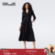 曜石黑镂空刺绣连衣裙DL2T002 DVF2025秋冬新款 季 末甄选