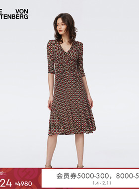 [双面穿]DVF双面印花修身连衣裙DL3S003