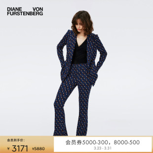 长袖 西装 DVF 提花针织外套JS4R001 提花工艺