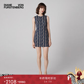 科莫格纹图案弹力针织连衣裙DS2T001 DVF2025秋冬新款 季 末甄选