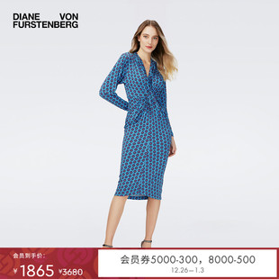 DVF收腰包臀裙长袖 气质连衣裙DL4R020