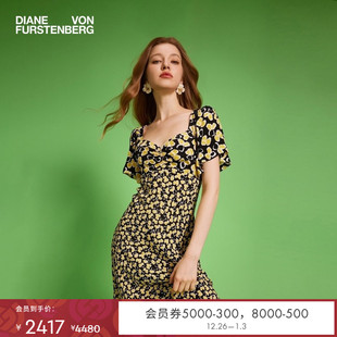 度假茶歇裙连衣裙DS1T019 DVF2025新款 博主同款