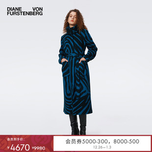 DVF秋冬斑马纹图案外套CL3S002