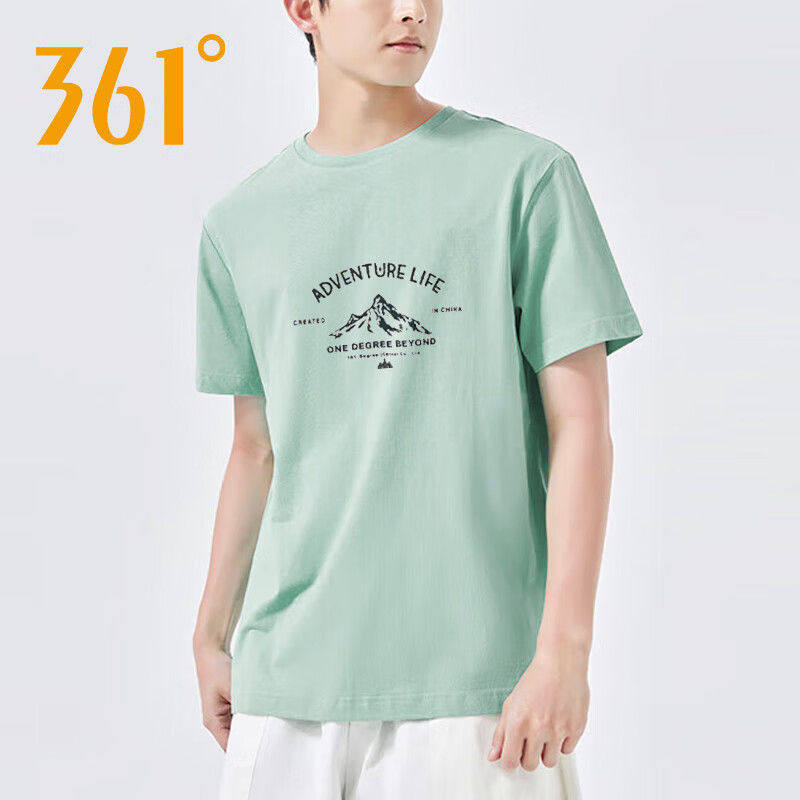 361°短袖t恤男装2024夏季薄款速干透气圆领半袖跑步服健身上衣男