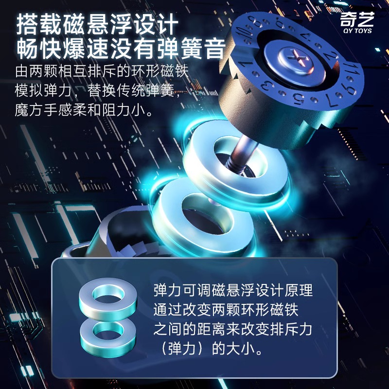 奇艺Mpro磁悬浮魔方三阶